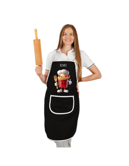 Кухонний_чорний_фартух_Pasta_EMI_з_мультяшним_принтом_спагеті