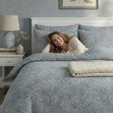 бавовняна_постільна_білизна_Блакитна_Willow_EMI