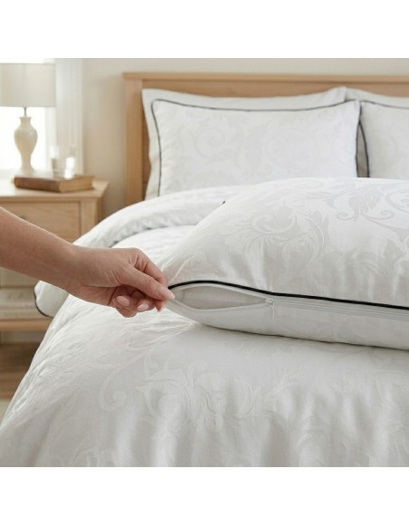 біла_Жакардова_постільна_білизна