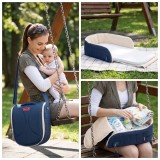Багатофункціональне_гніздо_для_немовлят_синє_Baby_Bed_ibaby