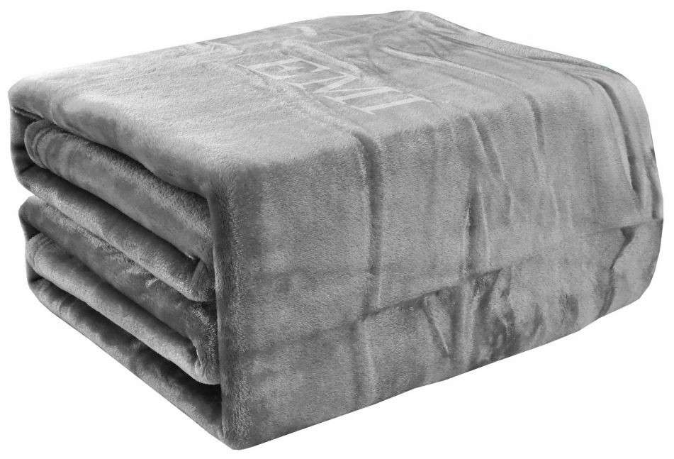 Плед світло-сірий 150 x 200 см EMI