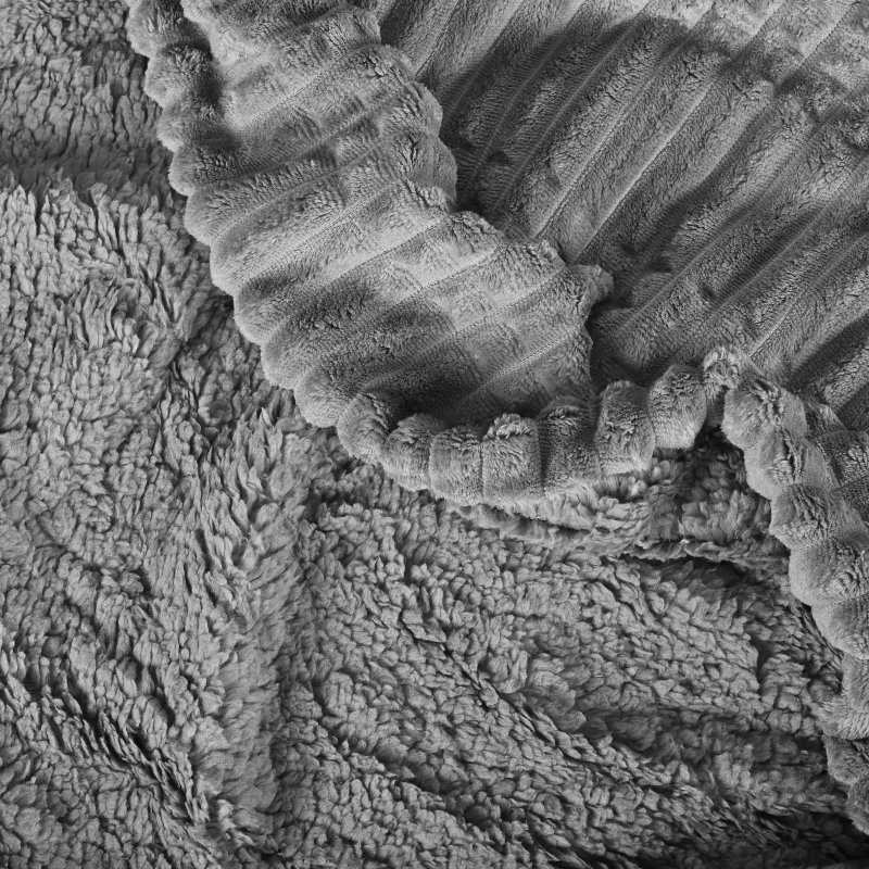 Ковдра двостороння сіра 130х160 см EMI