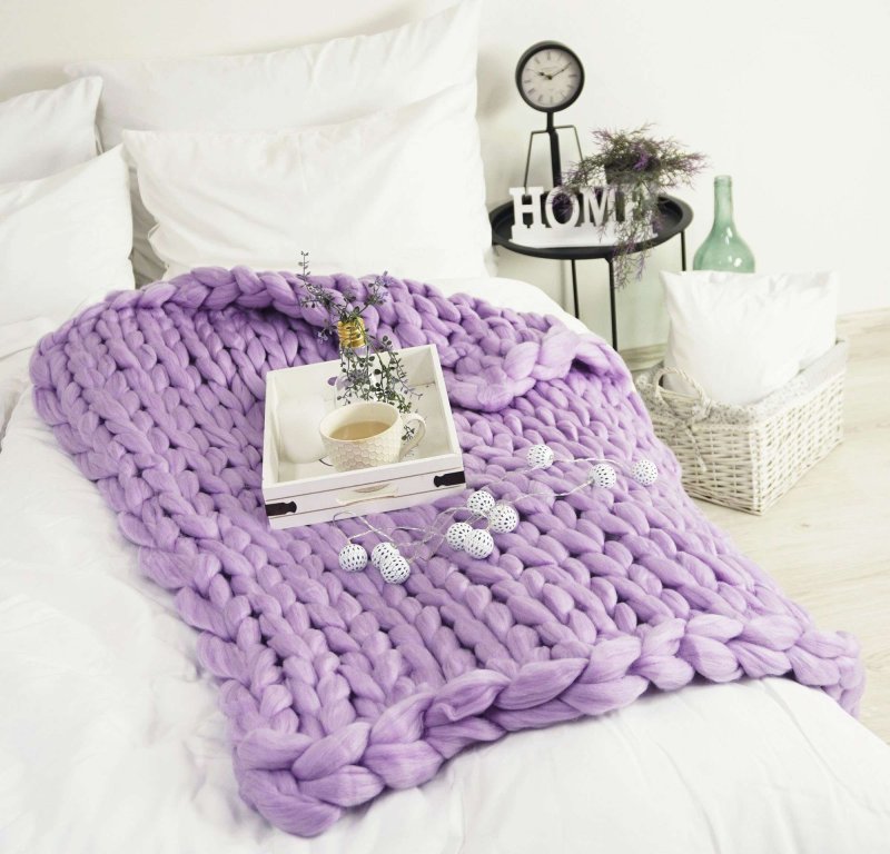 В'язаний_плед_фіолетовий_100x120_cm_EMI