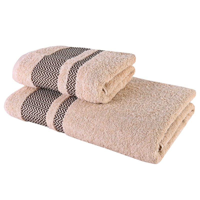 Набір_з_2_бавовняних_рушників_Ates_бежевий_EMI