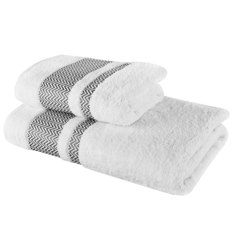 Набір_з_2_бавовняних_рушників_Ates_білий_EMI
