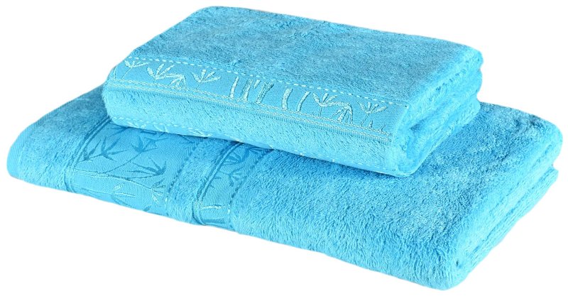 Набір_з_2_блакитних_бамбукових_рушників_EMI