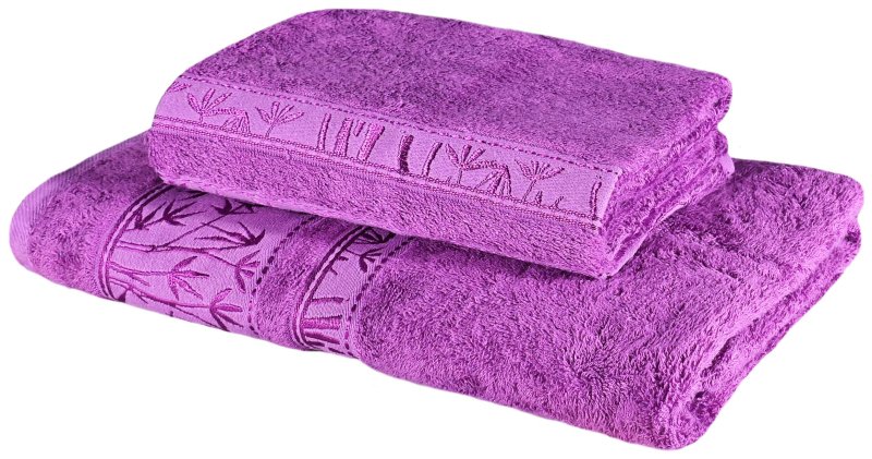 Набір_з_2_фіолетових_бамбукових_рушників_EMI