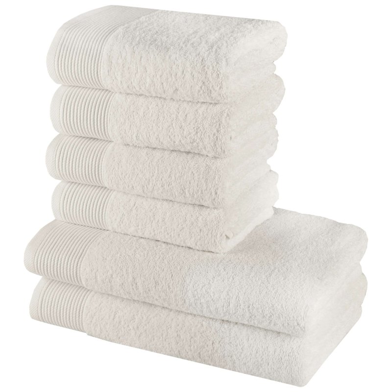 Набір_з_6_бавовняних_рушників_та_банних_рушників_Bella_кремовий_EMI