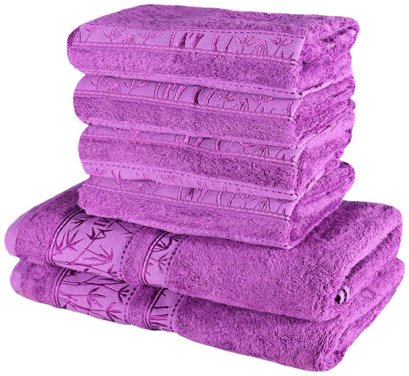 Набір_з_6_фіолетових_бамбукових_банних_рушників_та_рушників_EMI
