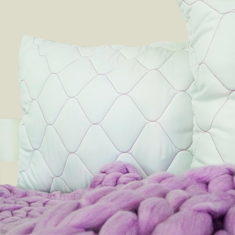 Лавандова_подушка_70x90_антиалергічна_стьобана_EMI