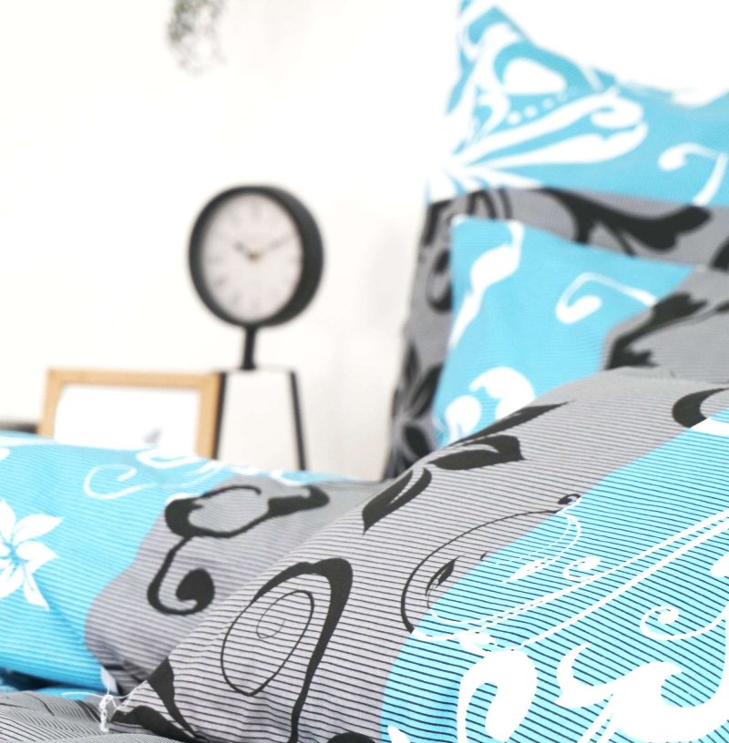 Постільна_білизна_Lilien_бірюзово-сіра_EMI