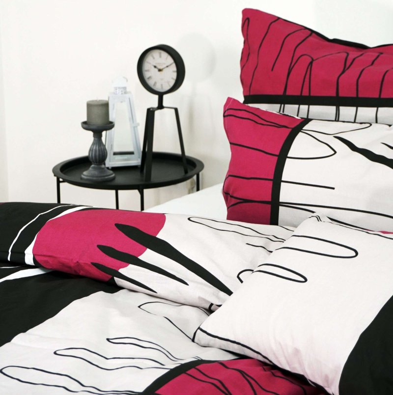 Постільна_білизна_Split_бордова_EMI