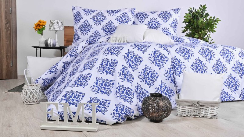 Бавовняна_постільна_білизна_Ateny_синя_EMI