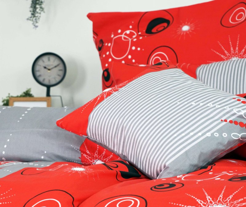 Бавовняна_постільна_білизна_Tilia_червона_EMI
