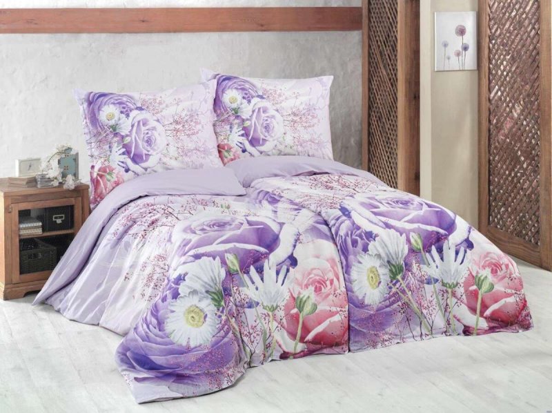 3D_бавовняна_постільна_білизна_Flowers