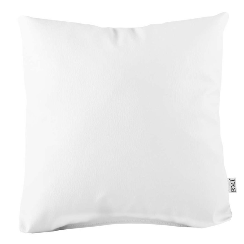 Подушка_40x40_біла_екошкіра_EMI