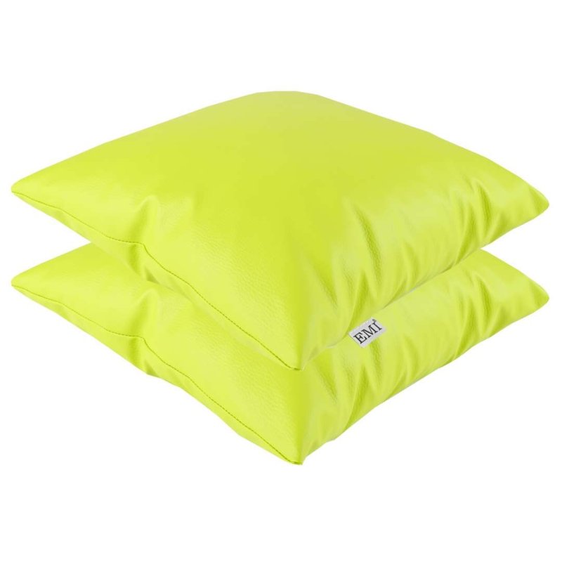 Подушка_40x40_лаймова_екошкіра_EMI