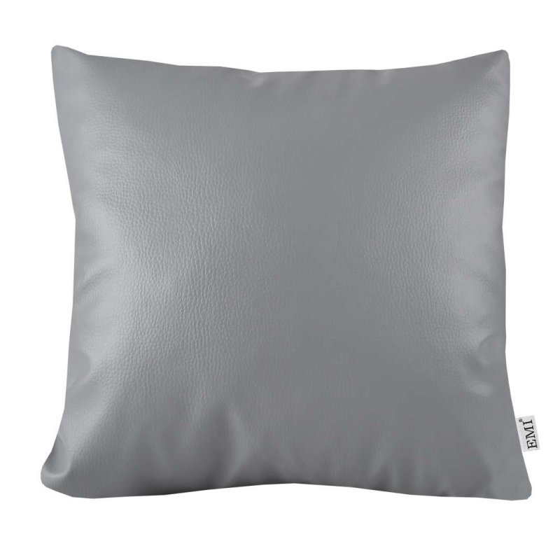 Подушка_40x40_сіра_екошкіра_EMI