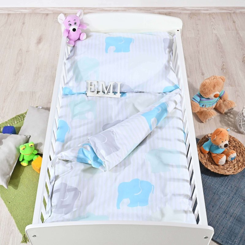 Дитяча_постільна_білизна_Слоники_блакитні_EMI