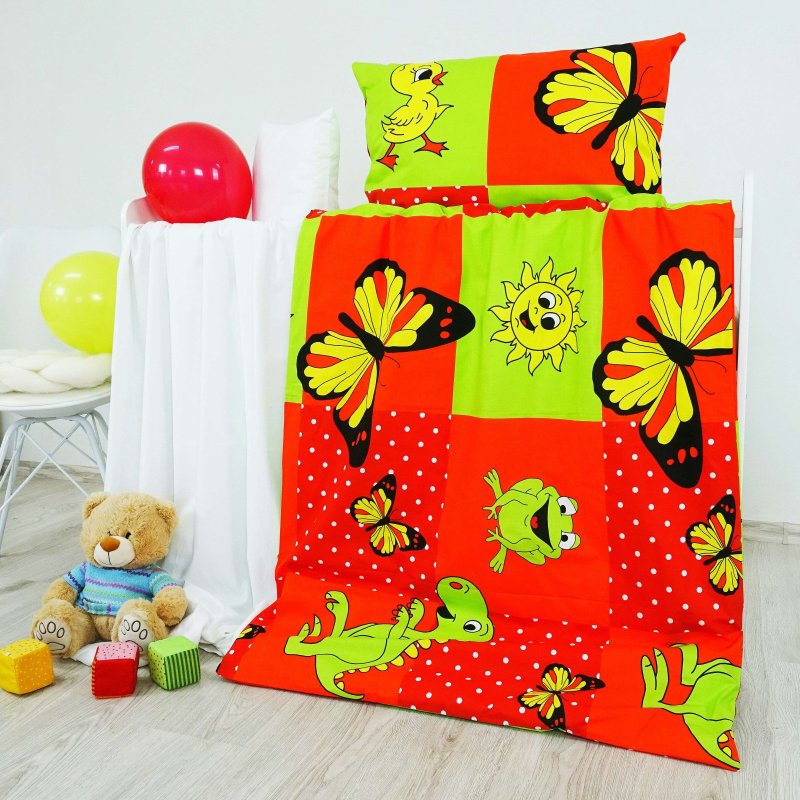 Дитяча_бавовняна_білизна_Тварини_червона_EMI