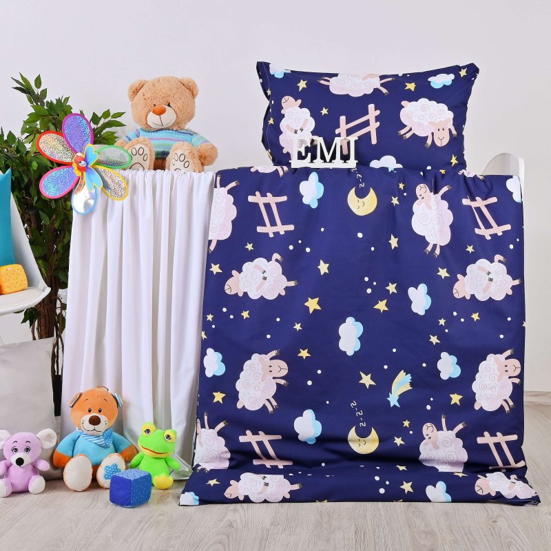 Дитяча_постільна_білизна_Shaun_синя_EMI
