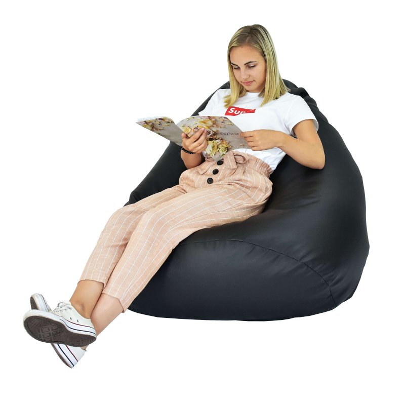 Мішок_для_сидіння_груша_чорний_EMI