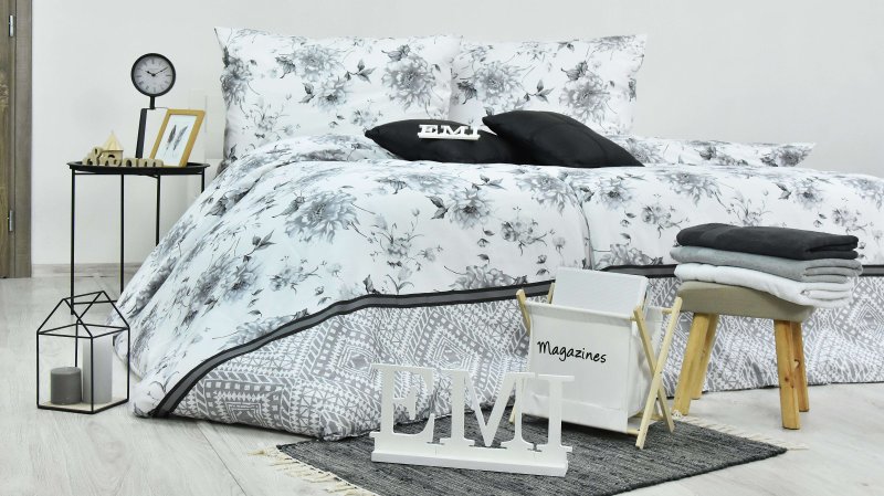 Сатинова_постільна_білизна_Symphony_сіро-біла_EMI