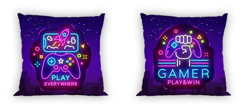 Наволочка Gamer Neon 40x40 см FARO