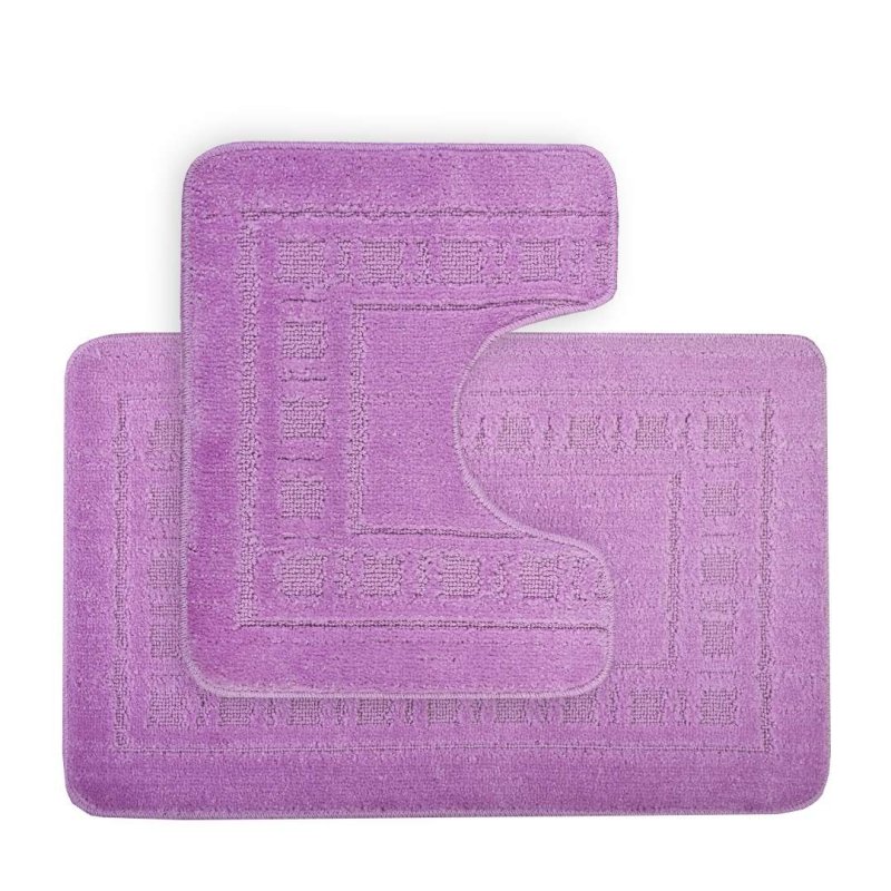 Набір килимків для ванної кімнати 2 шт Agnes Purple EMI