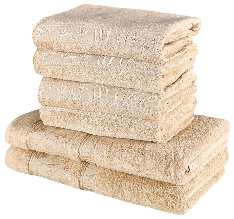 Набір_з_6_світлокоричневих_бамбукових_банних_рушників_та_рушників_EMI
