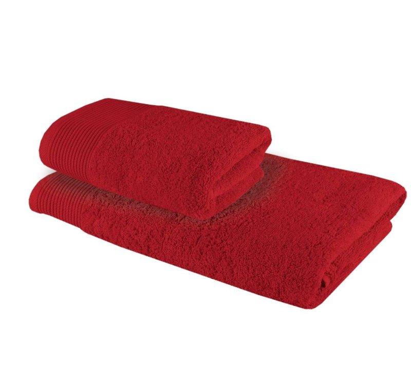 Набір_з_2_бавовняних_рушників_Bella_червоний_EMI