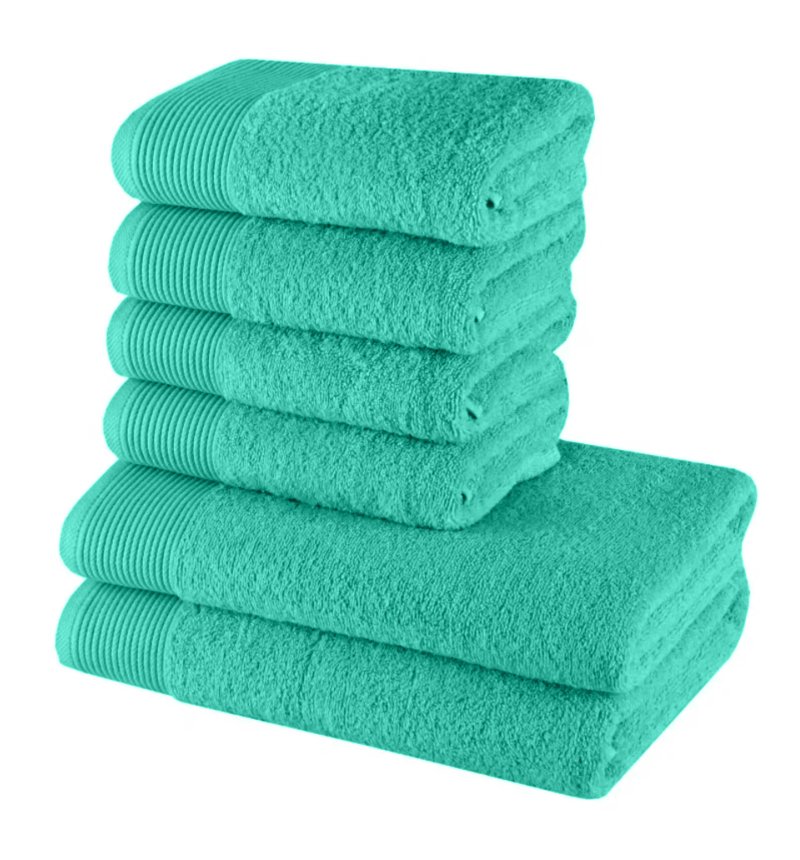 набір_6_штук_бавовняних_рушників_Bella_світло_зелені_EMI