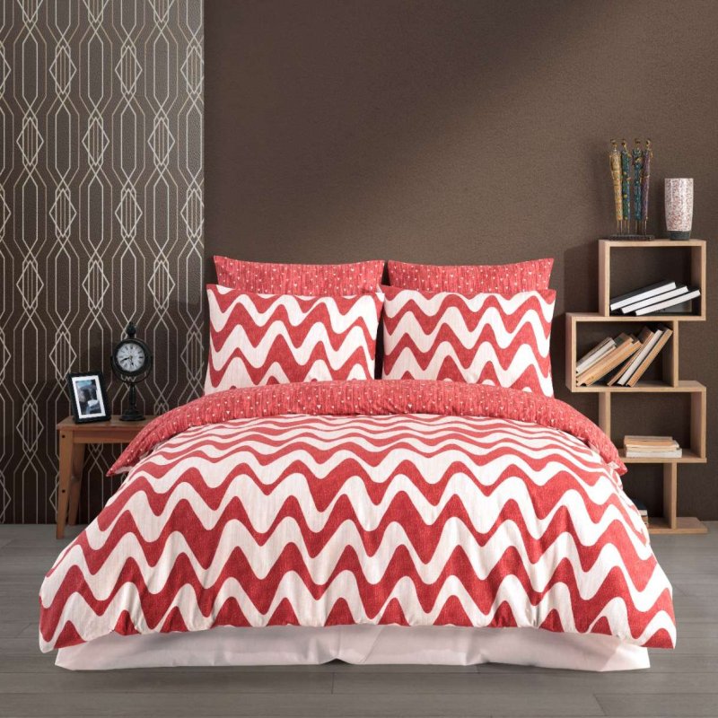 Šachovnica zelené Бавовняна_постільна_білизна_Krum_EMI