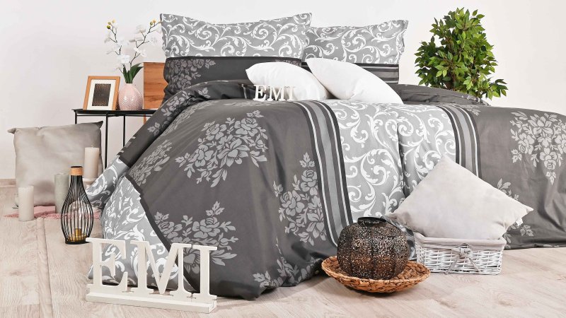 Бавовняна постільна білизна Natura gray EMI