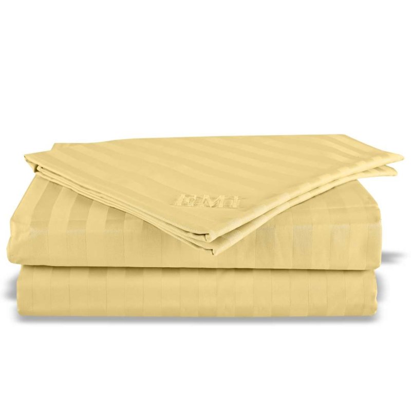 Простирадло класичне з золотого дамаску 140х220 EMI