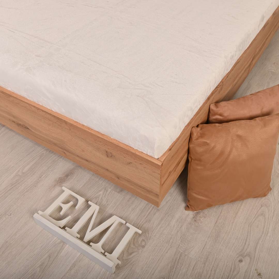 Простирадло з мікрофлісу крем EMI