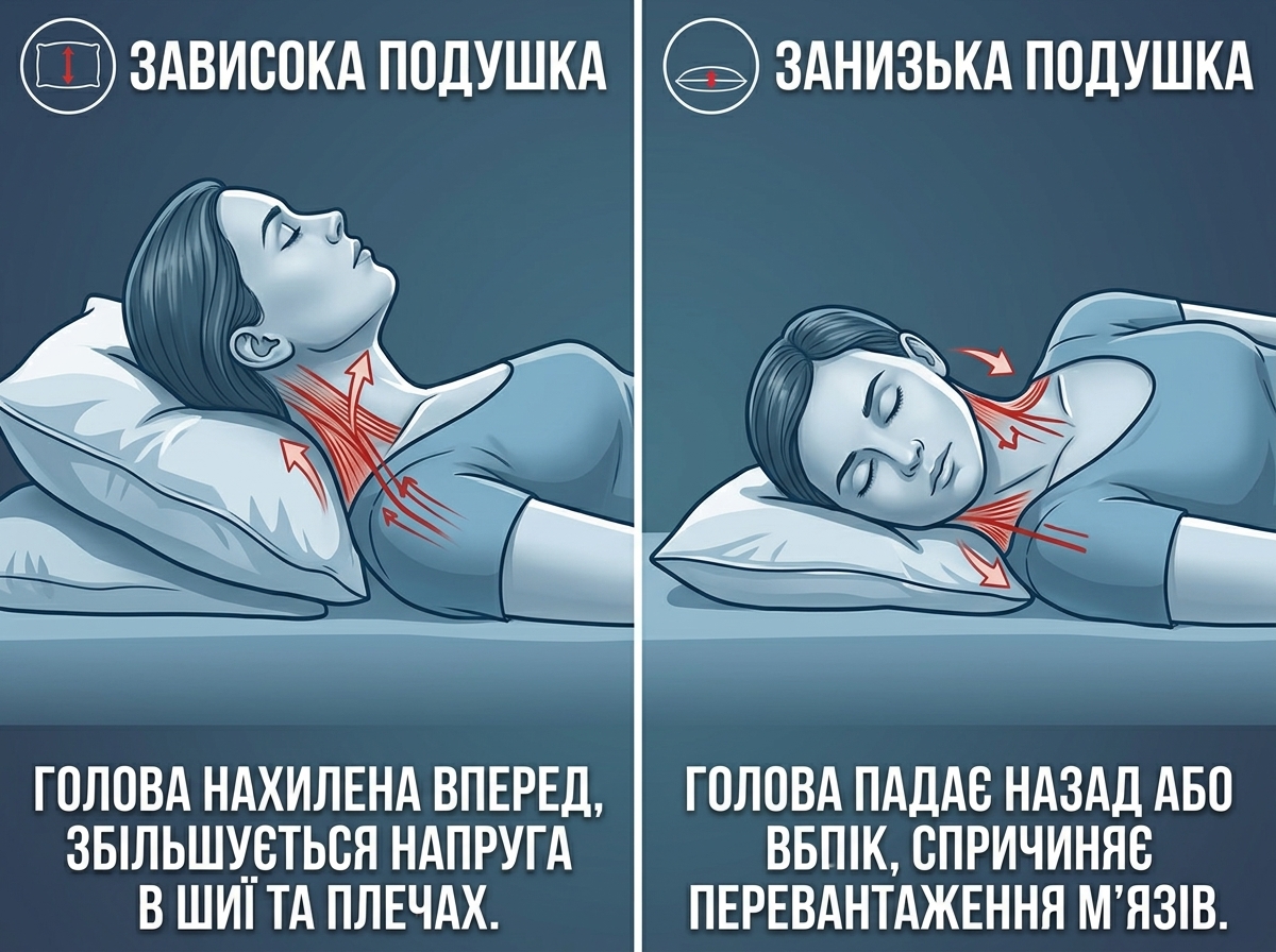 рекомендована висота матраца