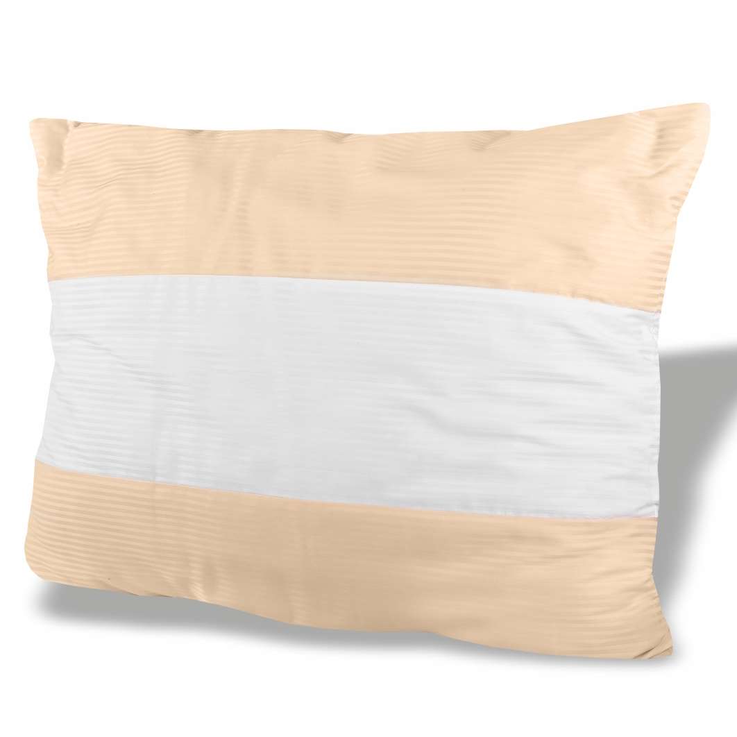 Дамаська стьобана комбінована подушка 70x90 EMI