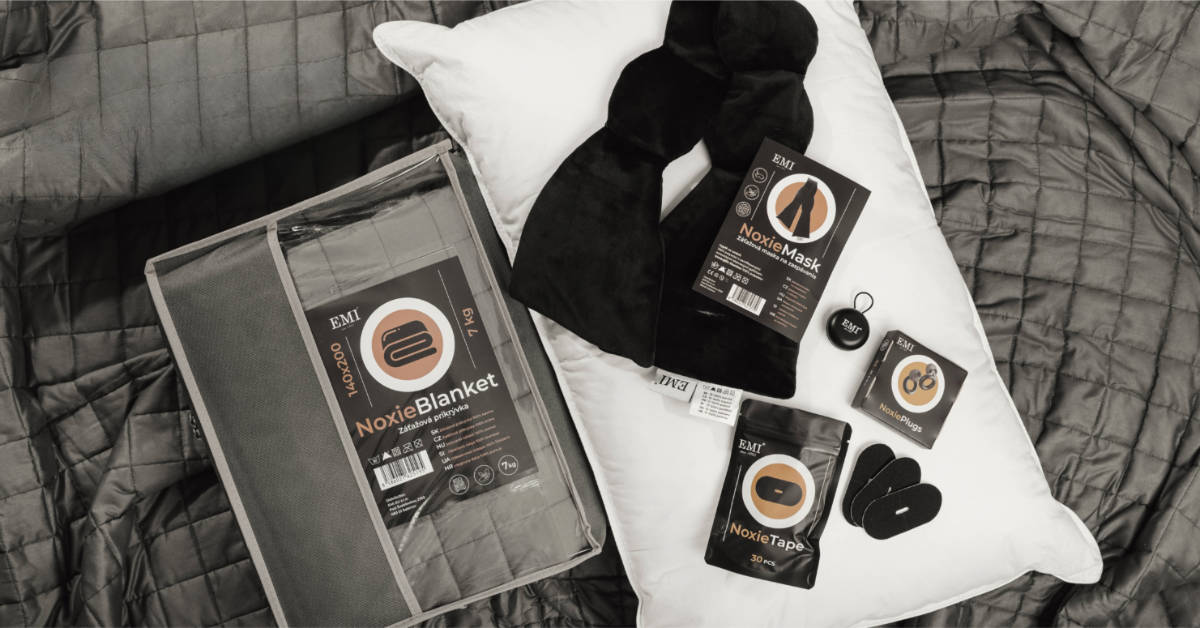 AKO ZLEPŠIŤ KVALITU SPÁNKU S KOLEKCIOU PRODUKTOV NOXIE?